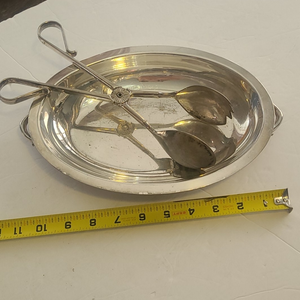 Antique silver plated set